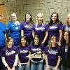 ENDT Student Organization Members pose in hallway